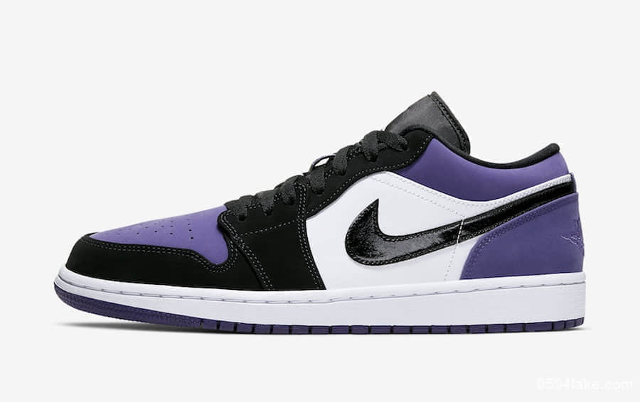 气质不俗!Air Jordan 1 Low“Court Purple”已于海外发售! 货号:553558-125