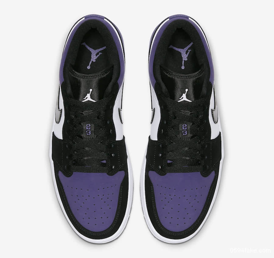 气质不俗!Air Jordan 1 Low“Court Purple”已于海外发售! 货号:553558-125