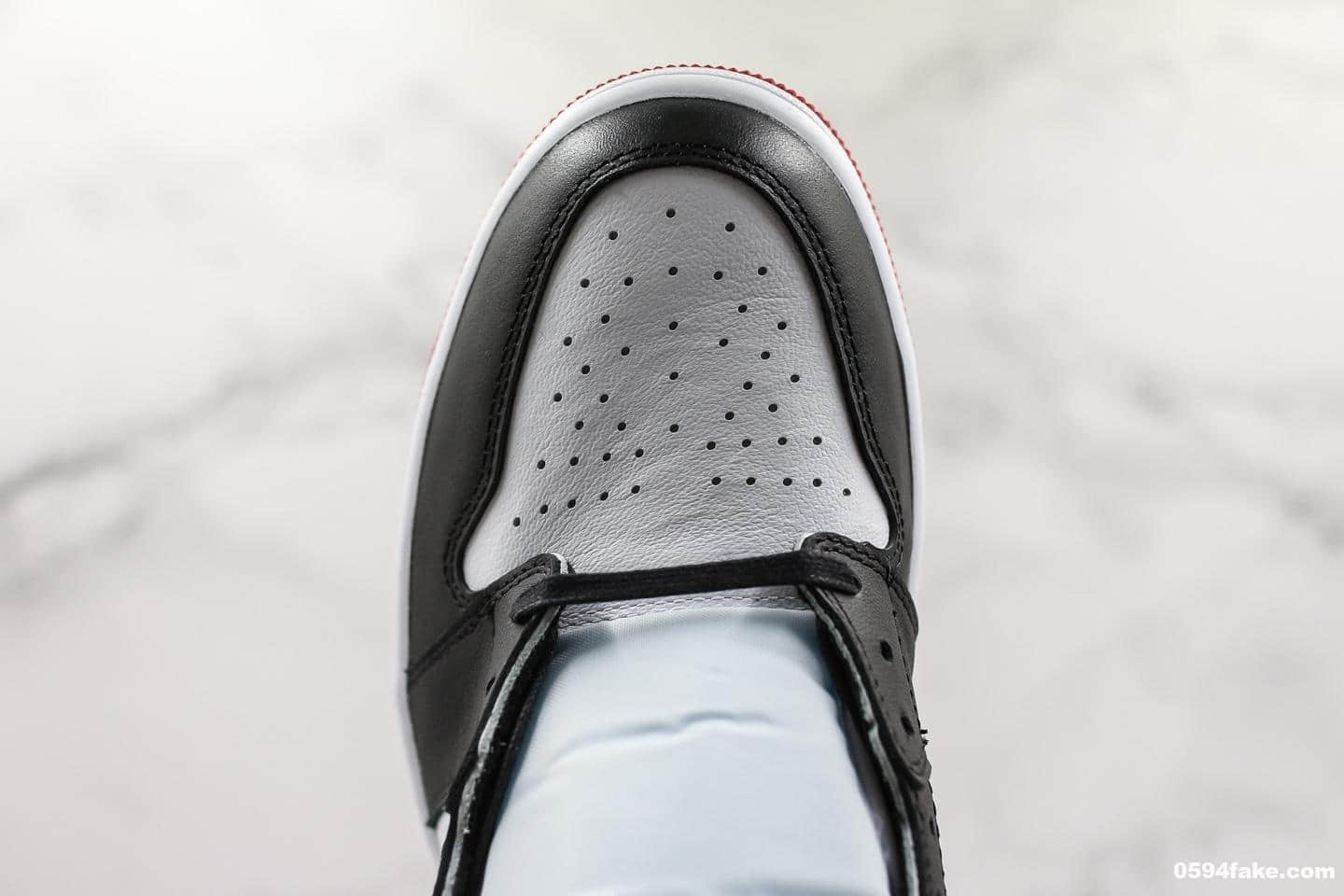 乔丹Air Jordan 1 SATIN BLACK TOE纯原版本丝绸黑脚趾独家采用原厂材料原鞋一直中底三点定位大几率过验 货号:CD0461-016