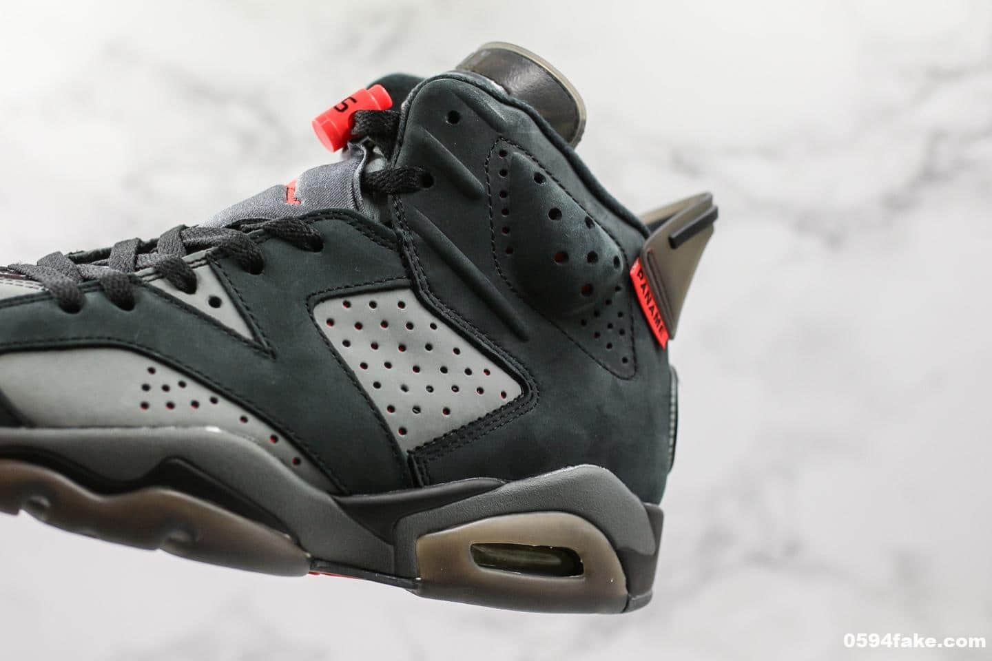 乔丹Air Jordan 6 x PSG大巴黎AJ6纯原版本麂皮材质原楦头原纸板原鞋开模打造区别市面通货版本 货号:CK1229-001