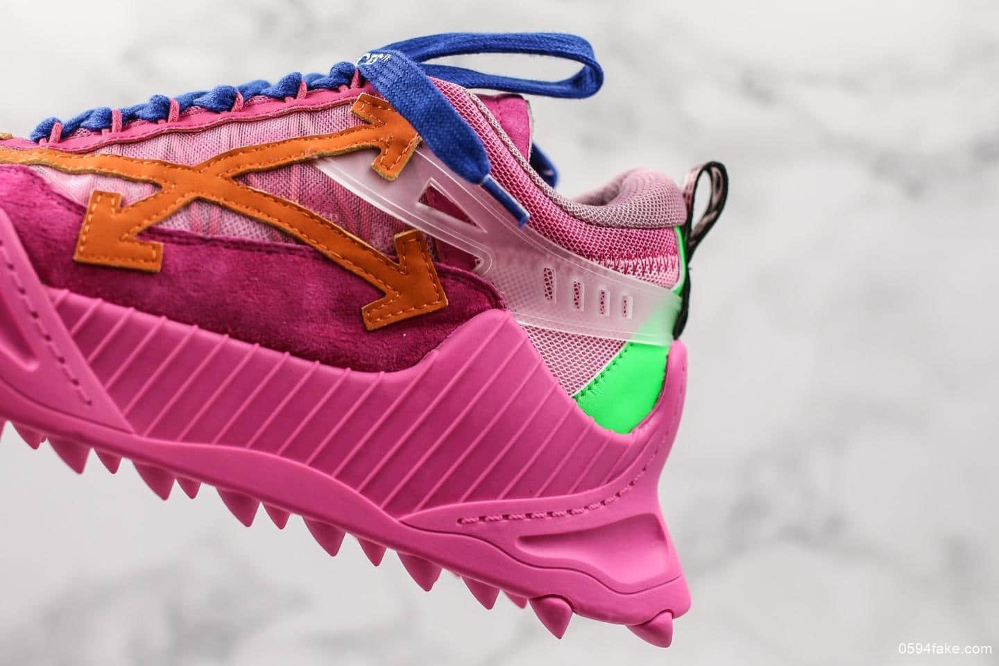 OFF-WHITE c/o ODSY-1000 Sneakers复古登山鞋纯原版本独家私模重工质感抓地橡胶底大底脱模光滑秒杀一切市面粗糙版本