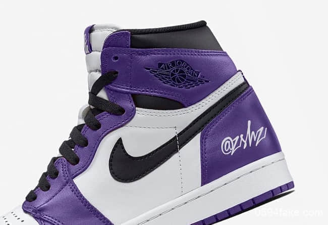 Air Jordan 1恶人紫配色登场!风骚十足谁与争锋! 货号:555088-500