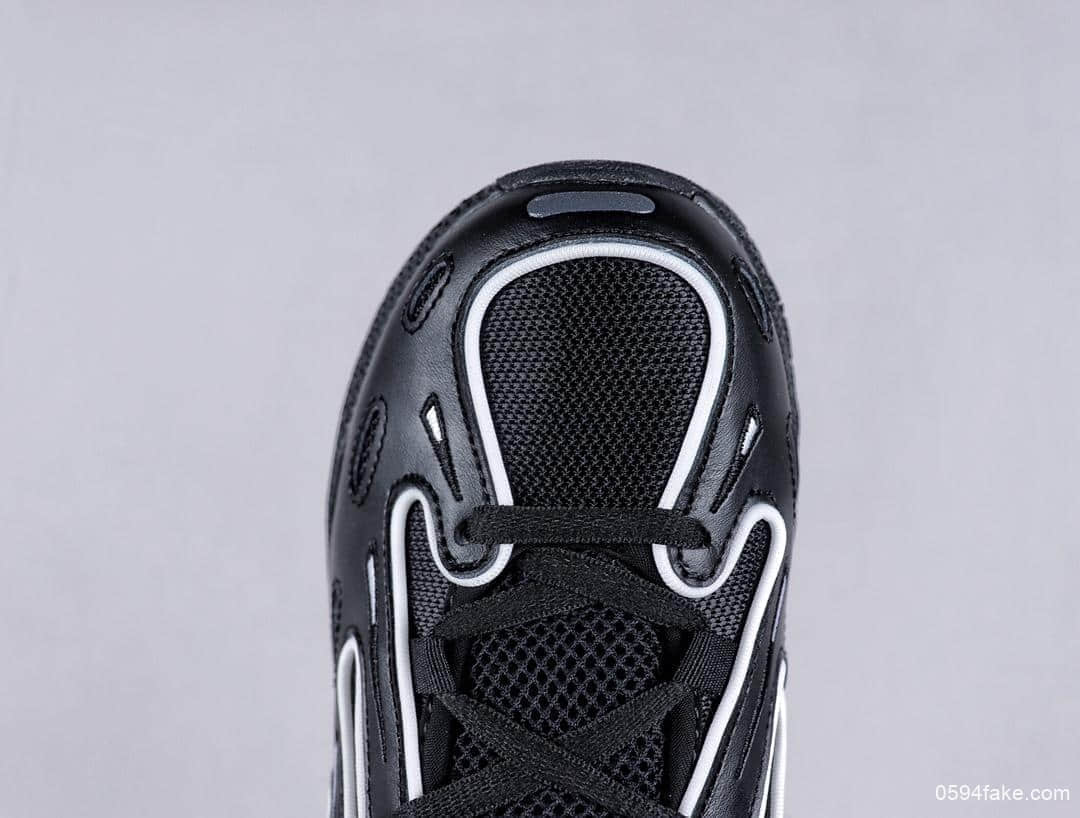 阿迪达斯Adidas EQT GAZELLE黑白公司级版本原盒原标三叶草经典复古老爹鞋 货号:EE7745