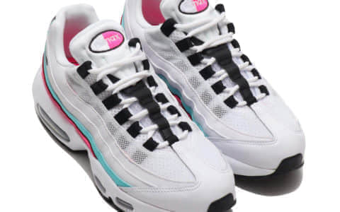 Nike Air Max 95新配色曝光!粉蓝撞色条纹吸睛利器! 货号:307960-117