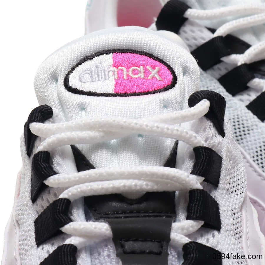 Nike Air Max 95新配色曝光!粉蓝撞色条纹吸睛利器! 货号:307960-117