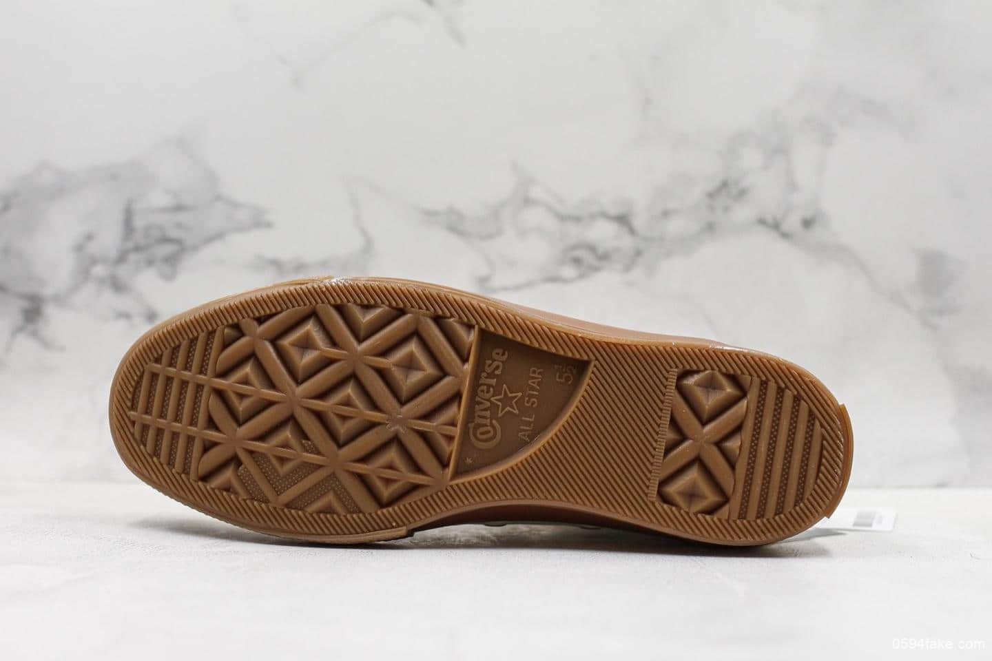 匡威CONVERSE 1906 CHUCK 70 HI焦糖米白帆布鞋真标高品质全新配色原厂牛津大底牛津围条正确PU蓝底 货号:155498C