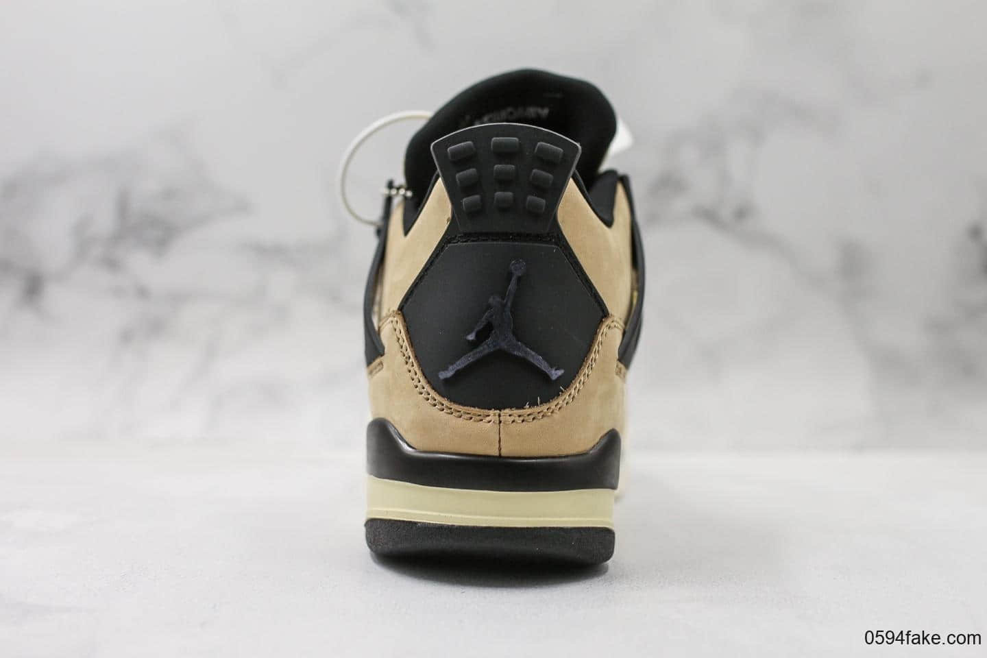 乔丹Air Jordan 4 Mushroom纯原版本AJ4珍珠奶茶配色全新来袭原盒原标原鞋开模 货号:AQ9129-200