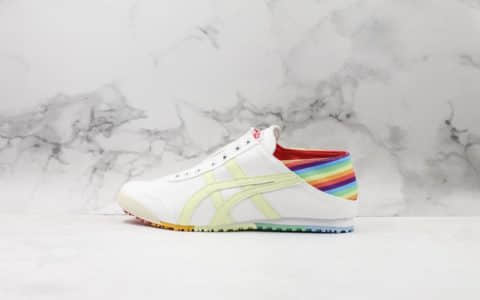 亚瑟士Asics Onitsuka Tiger鬼冢虎夏日一脚蹬公司级版本日系轻便运动休闲鞋 货号:1183A502-100