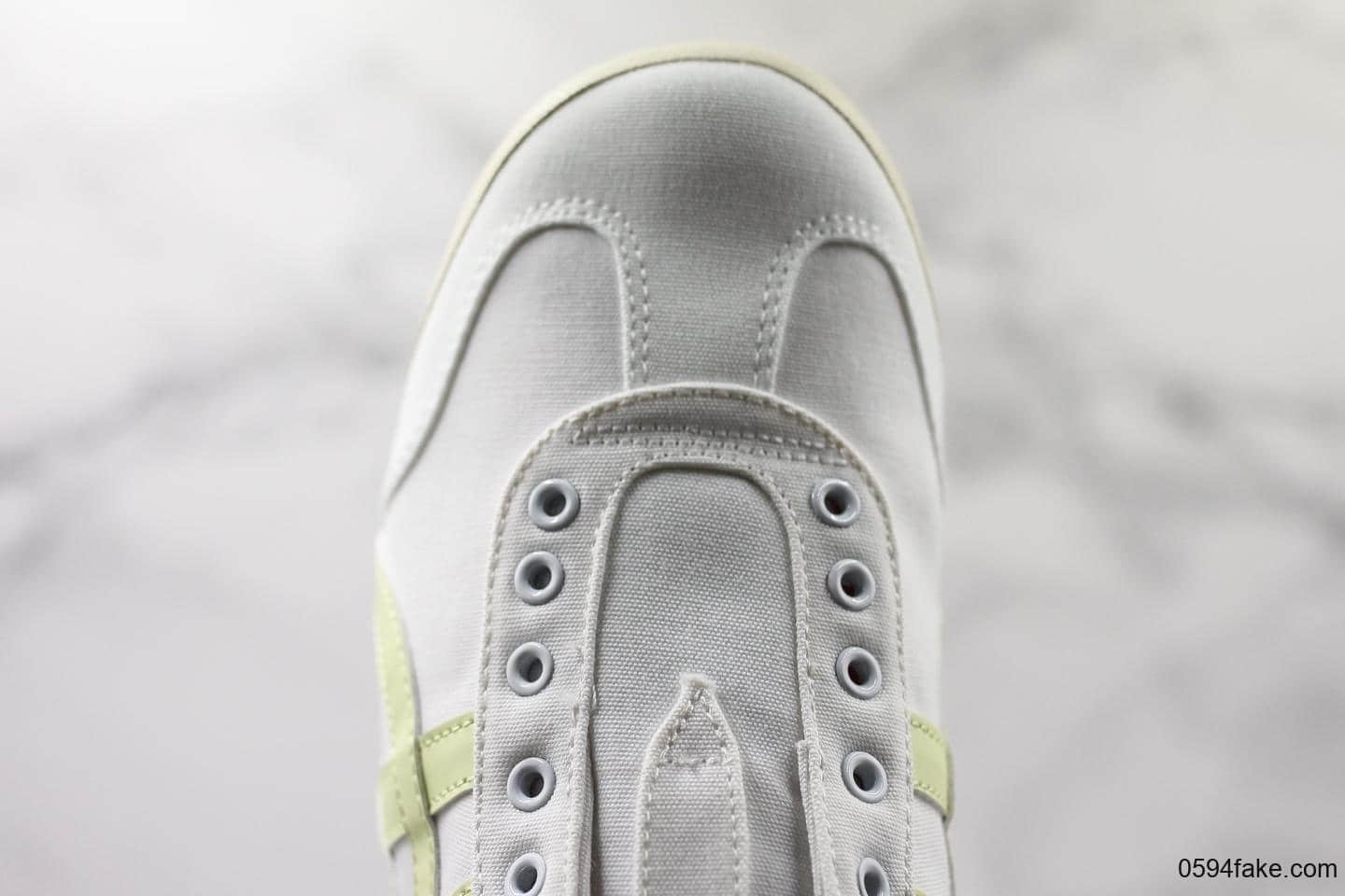 亚瑟士Asics Onitsuka Tiger鬼冢虎夏日一脚蹬公司级版本日系轻便运动休闲鞋 货号:1183A502-100