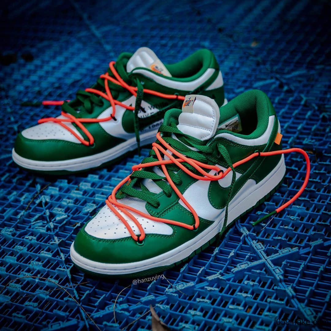 黄蓝Off-White x Nike Dunk Low实物图释出!是心动的感觉没错了! 货号:CT0856-600