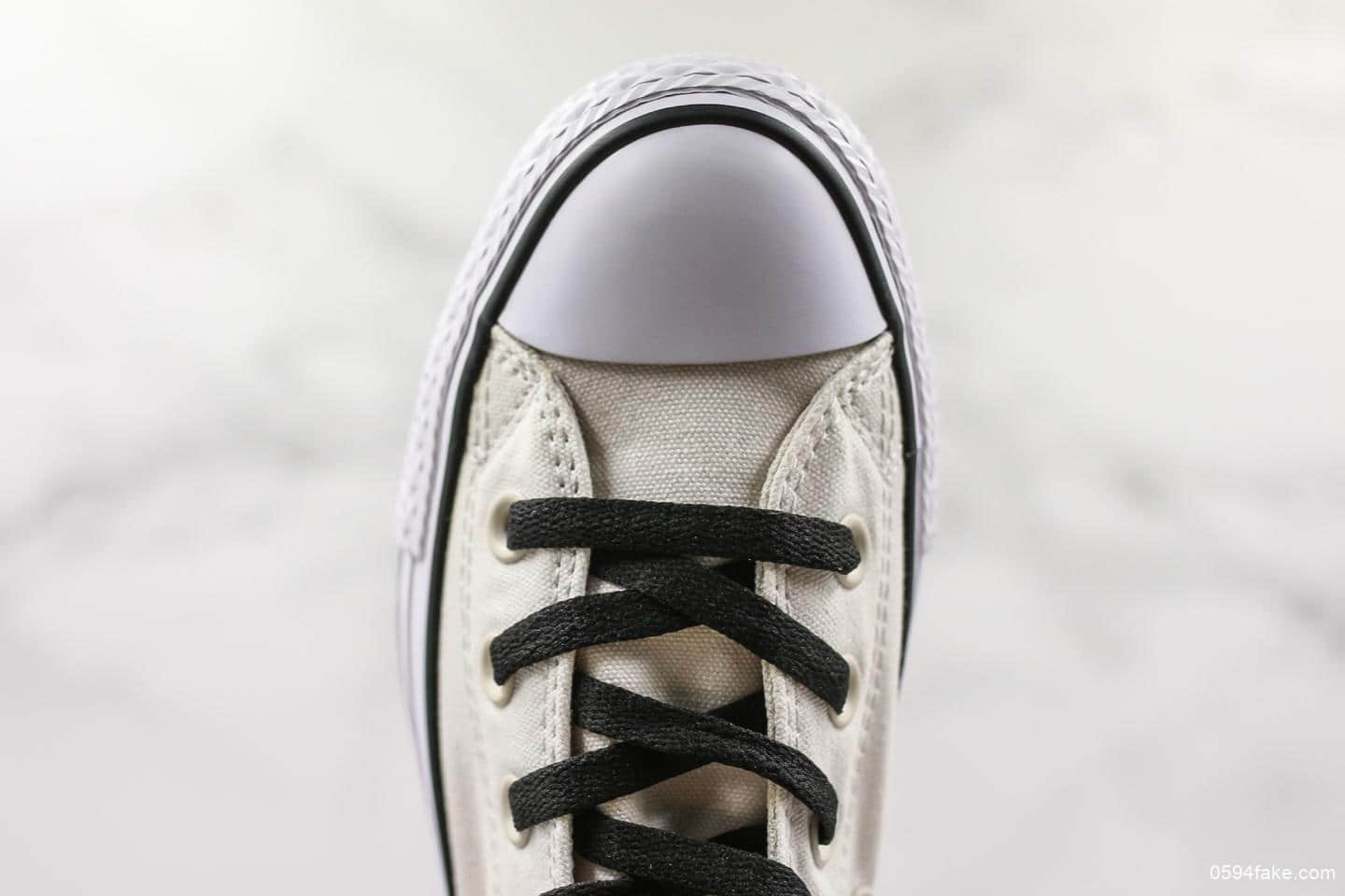 匡威Converse Chuck Taylor Ctas Hi We Are Not Alone Hi真标高品质明星系列经典高帮帆布休闲运动硫化鞋大学白黑标语 货号:165467C