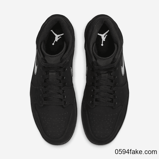 Air Jordan 1 Mid新配色登场!经典纯黑色调!低调百搭!