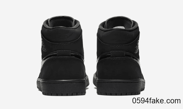 Air Jordan 1 Mid新配色登场!经典纯黑色调!低调百搭!