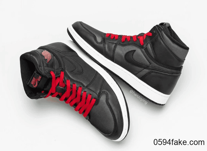 Air Jordan 1“ Black Satin”最新实物图释出!将于明年1月18日发售! 货号:555088-060