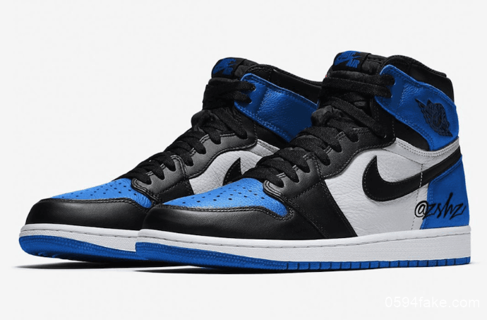 黑蓝脚趾来了!Air Jordan 1 High OG“Royal Toe”将于2020年春季发售! 货号:555088-041