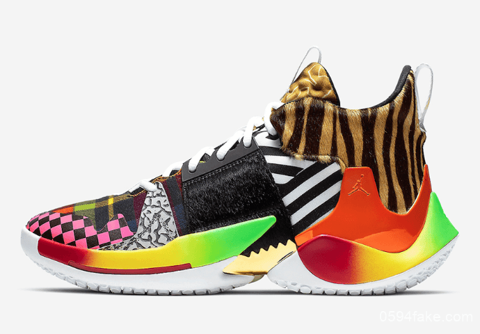 这双Jordan Why Not Zer0.2“Own The Chaos”也太有个性了吧! 货号:CT5786-900