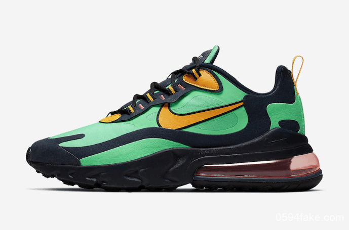抢眼撞色!Nike Air Max 270 React“Electro Green”将于9月6日发售! 货号:AO4971-300