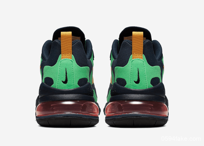 抢眼撞色!Nike Air Max 270 React“Electro Green”将于9月6日发售! 货号:AO4971-300