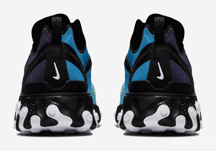 鸳鸯星空配色!这双Nike React Element 55美得窒息! 货号:CK1410-400