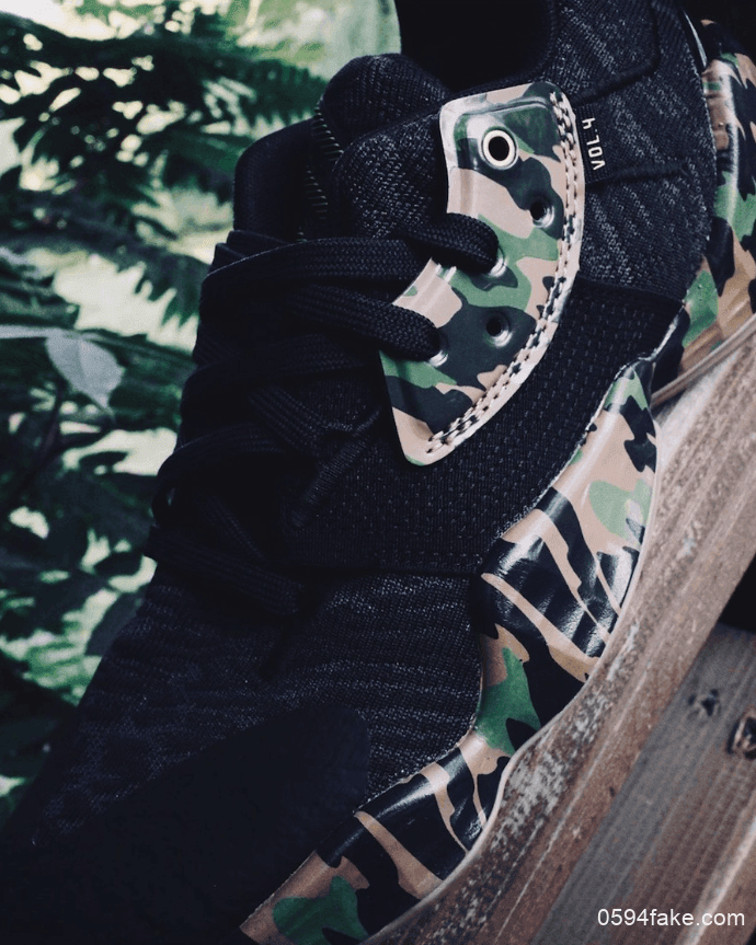 adidas Harden Vol. 4迷彩配色曝光!凸显军事风格!