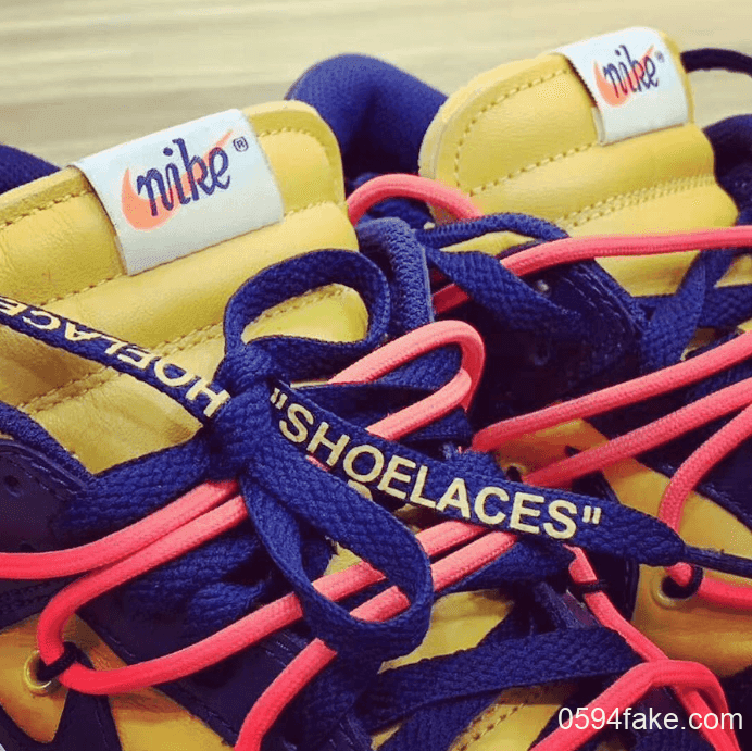 Off-White x Nike Dunk Low全新配色释出实物图!你为它打几分? 货号:CT0856-700