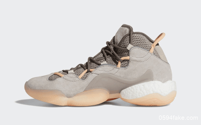 温柔配色!这双adidas Crazy BYW 3不要错过! 货号:EE6008