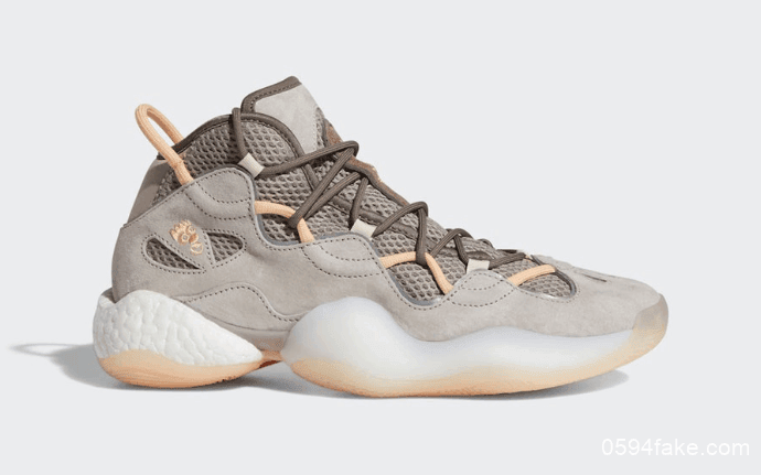 温柔配色!这双adidas Crazy BYW 3不要错过! 货号:EE6008