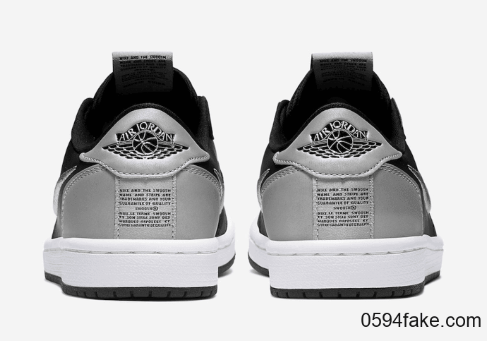 元年影子灰配色!Air Jordan 1 Low Slip“Shadow”释出官图! 货号:CQ0297-001