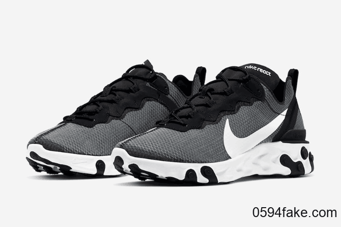 Nike React Element 55新配色登场!低调百搭! 货号:CI3831-002