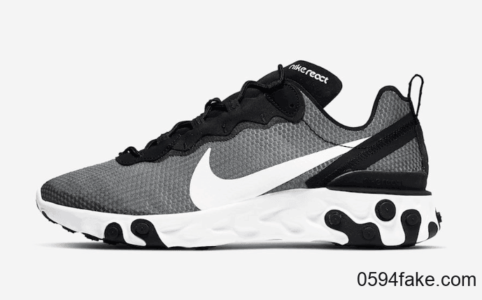 Nike React Element 55新配色登场!低调百搭! 货号:CI3831-002
