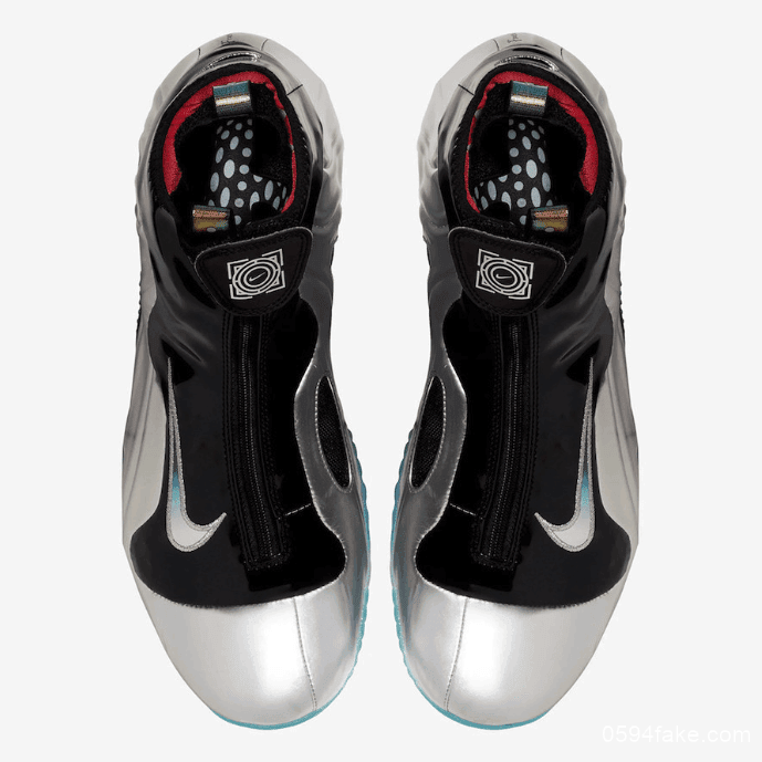 渐变大地+细闪!液态银鞋身酷炫十足!暗藏镭射反光个性独特!Nike Air Flightposite One“China Hoop Dreams”现已发售! 货号:CJ8010-990