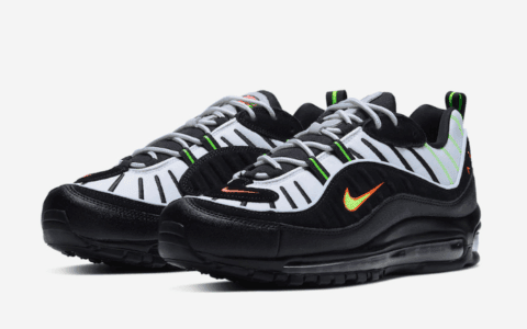 亮眼荧光色细节!Air Max 98新配色即将发售! 货号:640744-015