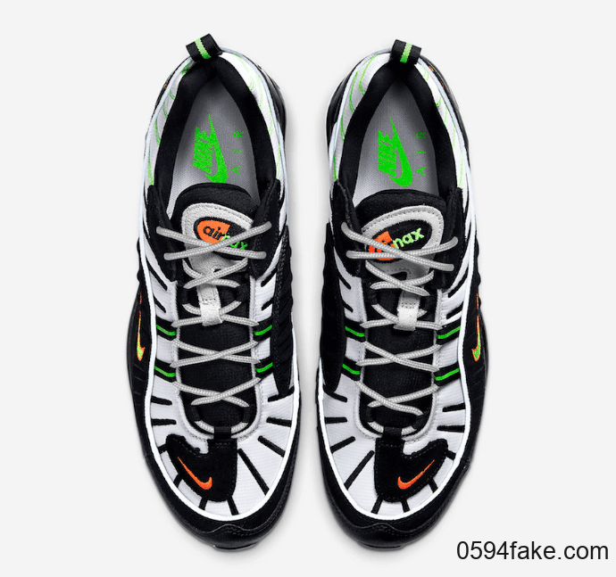 亮眼荧光色细节!Air Max 98新配色即将发售! 货号:640744-015