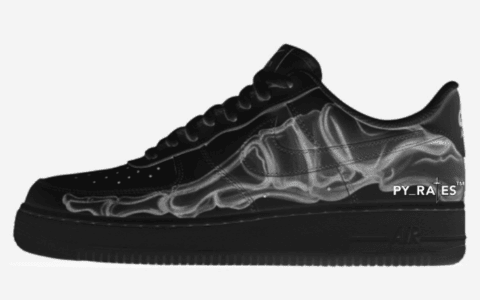 万圣节必备!Nike Air Force 1 Low“Black Skeleton”将于10月25日发售!