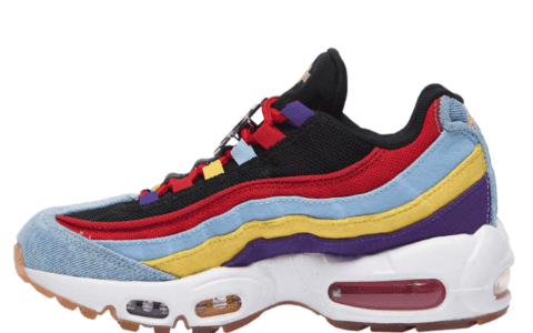 多彩波浪条纹!Air Max 95全新配色将于9月26日发售! 货号:CK5669-400