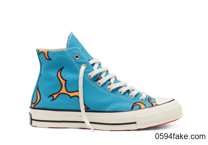 抢眼撞色+火焰图案+小花外底!满满看点!全新Golf Le Fleur x Converse联名将于10月12日发售! 货号:167279C