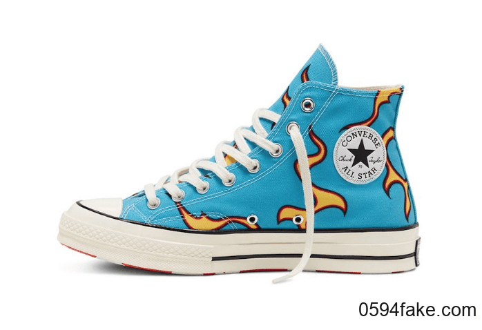 抢眼撞色+火焰图案+小花外底!满满看点!全新Golf Le Fleur x Converse联名将于10月12日发售! 货号:167279C