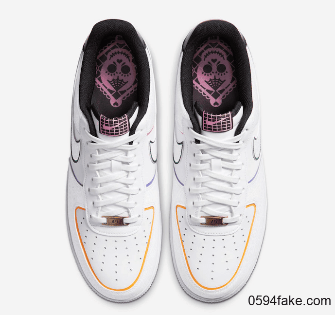 向墨西哥“亡灵节”致敬!这双Nike Air Force 1 Low“Dead of Day”你打几分? 货号:CT1138-100