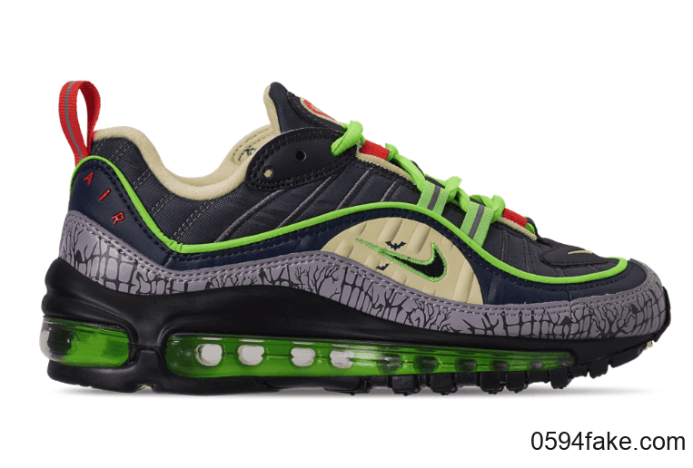 浓厚万圣节氛围!Nike Air Max 98 “Halloween”来袭! 货号:CT1171-001