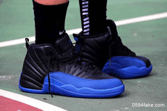 Air Jordan 12 “Game Royal”上脚图释出!好看到哭泣! 货号:130690-014