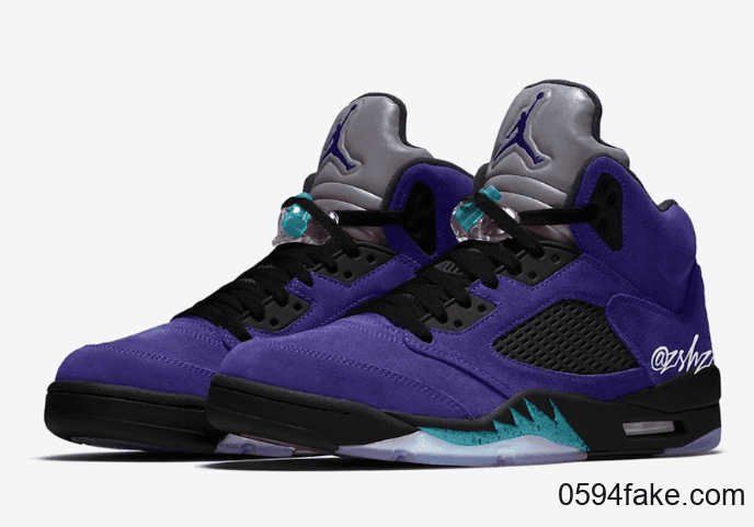 黑葡萄配色!Air Jordan 5“Alternate Grape”明年4月发售! 货号:136027-500