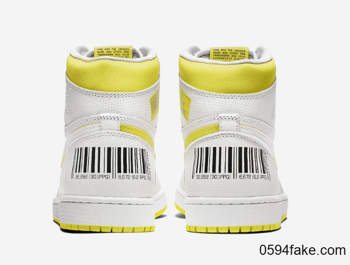条形码Air Jordan 1 “First Class Flight”释出官图! 货号:555088-170