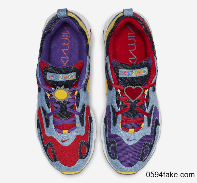 多彩配色+童趣徽章+鸳鸯设计!全新Nike Air Max 200曝光! 货号:CK5668-600