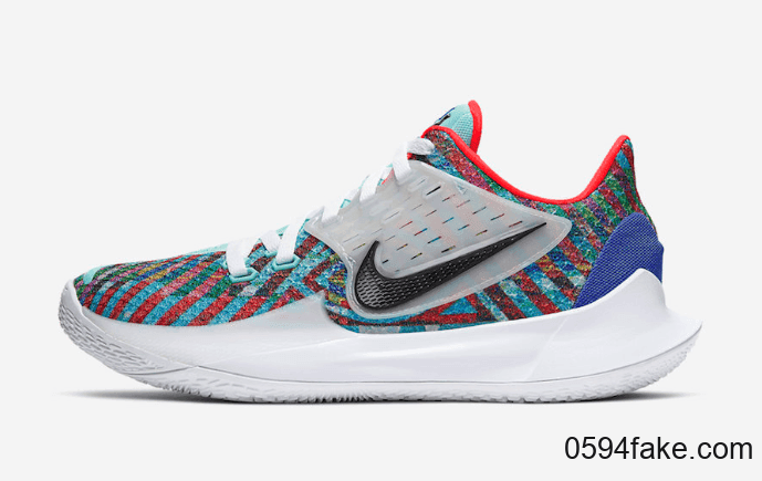 多彩条纹装扮!Nike Kyrie Low 2“ Multi-Color”将于10月1日发售! 货号:AV6337-400