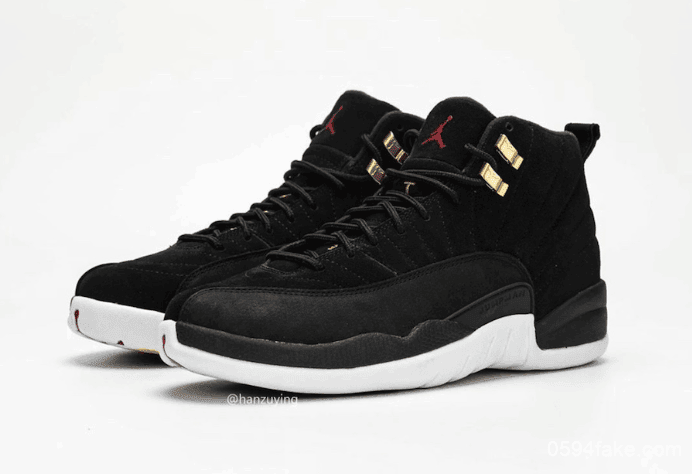 Air Jordan 12“Reverse Taxi”更多实物图释出! 货号:130690-017
