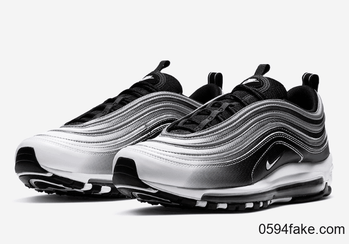 黑白渐变装扮!这双Nike Air Max 97也太有格调了吧! 货号:921826-016