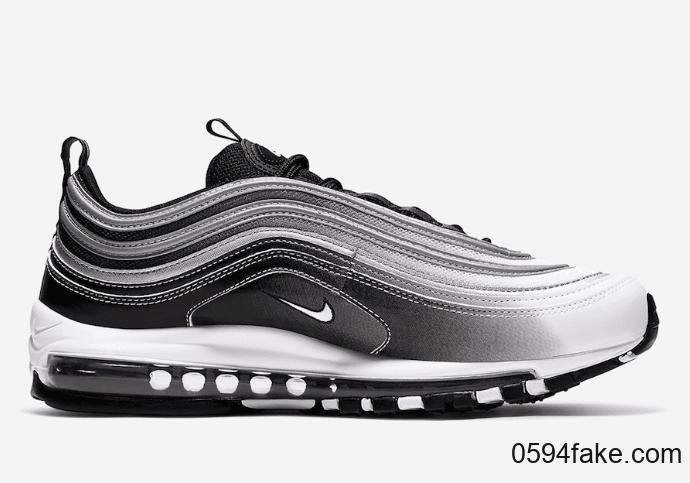 黑白渐变装扮!这双Nike Air Max 97也太有格调了吧! 货号:921826-016