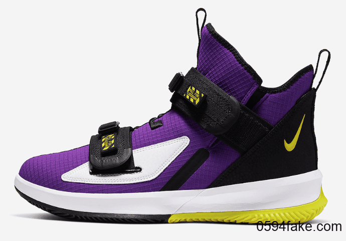 熟悉的湖人配色!Nike LeBron Soldier 13“ Voltage Purple”将于10月1日发售! 货号:AR4225-500