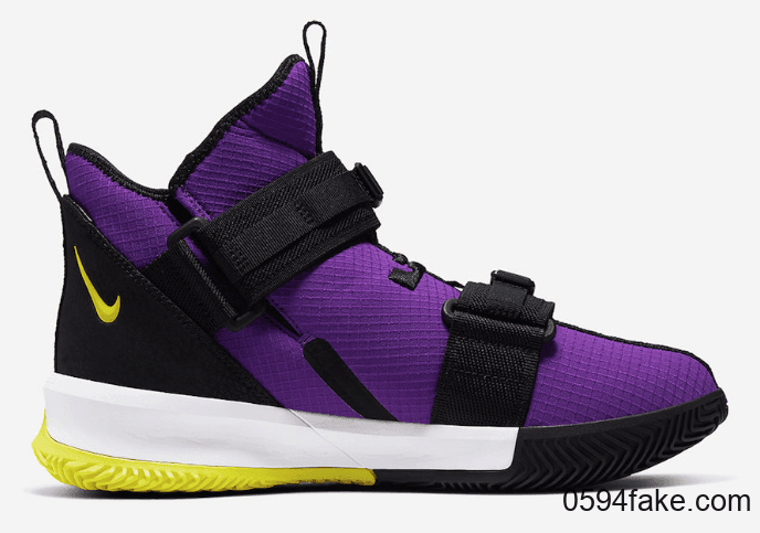 熟悉的湖人配色!Nike LeBron Soldier 13“ Voltage Purple”将于10月1日发售! 货号:AR4225-500