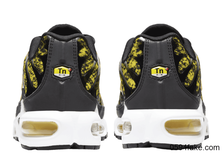 狂野黑黄蛇纹!这双Nike Air Max Plus“ Yellow Snakeskin”你能hod住吗? 货号:CT1555-001
